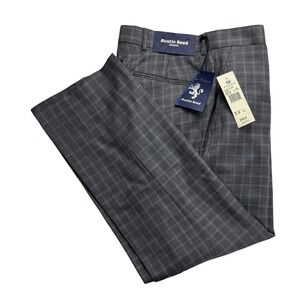 Austin Reed London Mens Glen Plaid Wool Blend Dress Pants Trousers 32x30